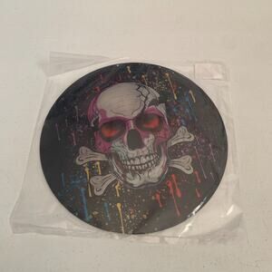 Chaoaixx Skull Wind Spinner Hanging Decoration 12 Inch Kinetic Art Brand new